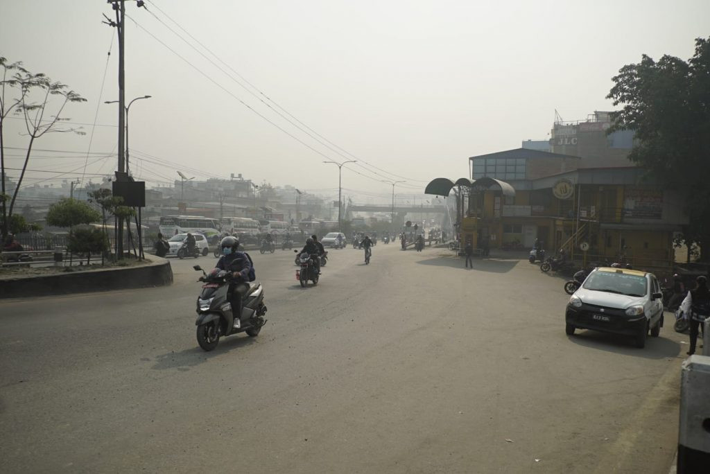 वायु प्रदूषणको खतरामा काठमाडौं