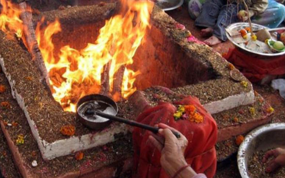 पानी नपरेपछि वीरगञ्जको गहवामाईमा पर्जन्य यज्ञ !