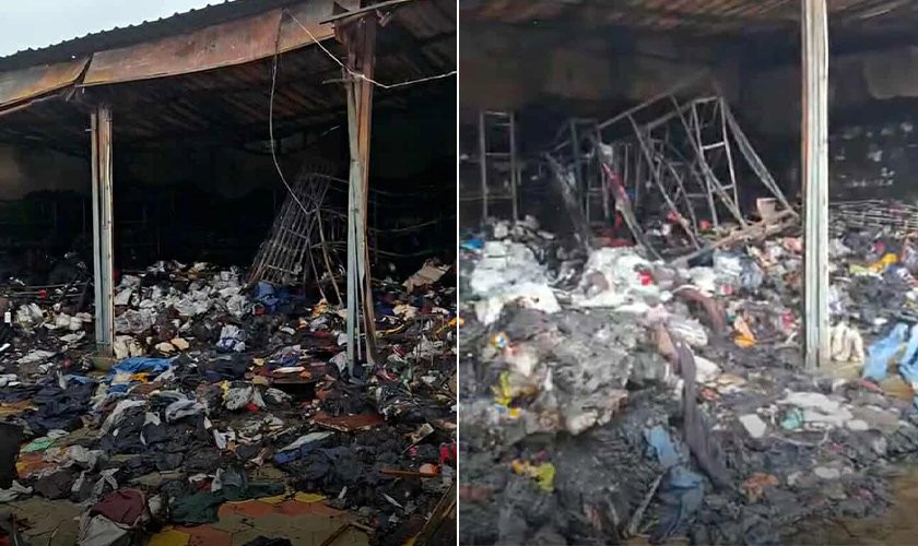 कैलालीमा आगलागीबाट आठ सटरमा क्षति