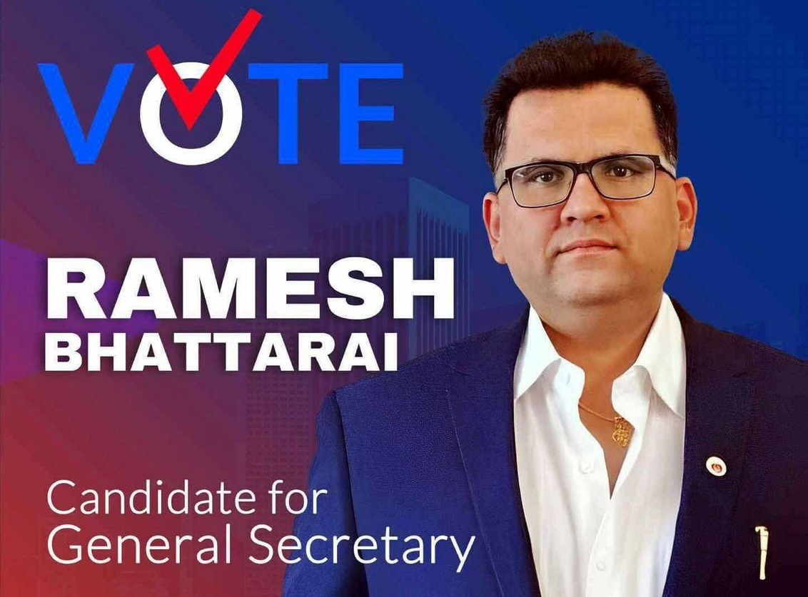 एनआरएनए क्यानडाको महासचिवमा रमेश भट्टराई, युवामैत्री र पारदर्शी नेतृत्वको प्रतिबद्धता