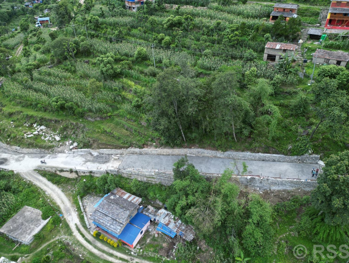 म्याग्दीका तीस ग्रामीण सडकको स्तरोन्नति