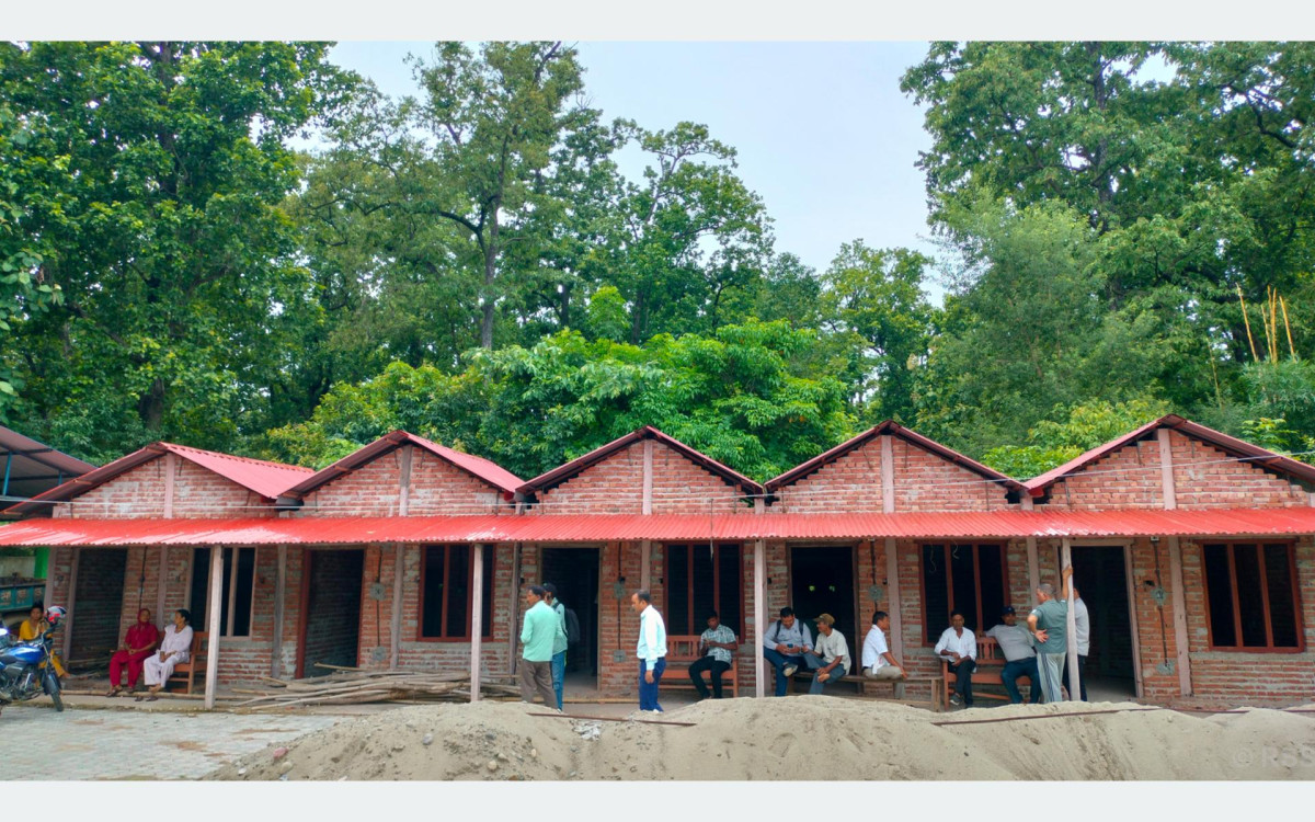 पर्यटन प्रवर्द्धनका लागि सामुदायिक वनमा पाहुना घर निर्माण गरिँदै