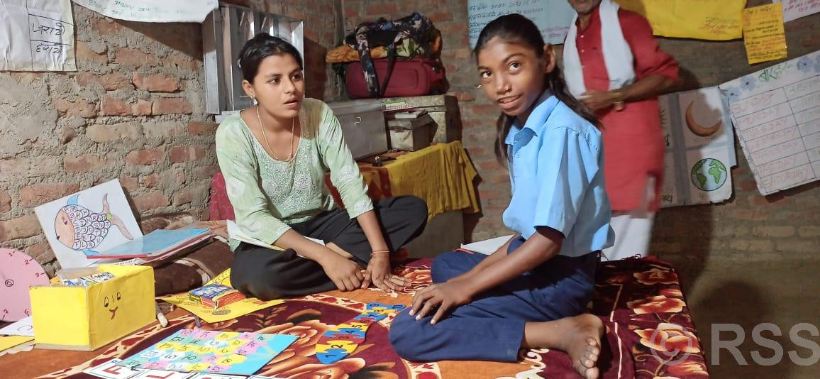 अपाङ्गता भएका बालबालिकालाई घरमै विद्यालय
