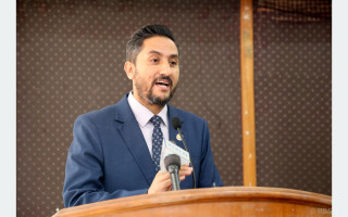 सरकारको मुख्य कार्यादेश निर्वाचन गराउनु हो : सञ्चारमन्त्री खरेल