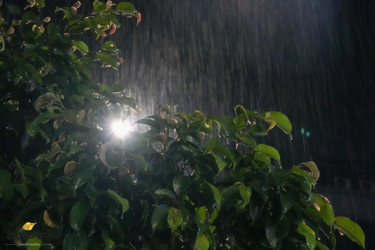 मोरङको सुन्दर हरैंचामा सबैभन्दा बढी २१० मिलिमिटर वर्षा