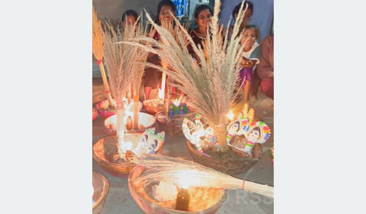 दाजुभाइप्रति समर्पित ‘सामा’ पर्वको समापन गर्दै मिथिलानी