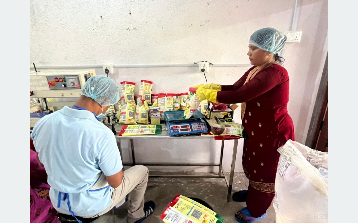 सहकारीद्वारा मकैको पीठो बजारीकरण