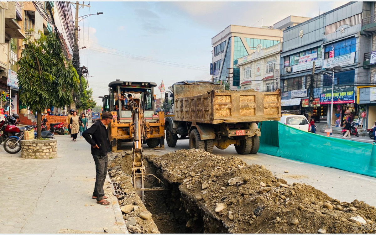 पोखरामा विद्युतीय तार भूमिगतको काममा ६० प्रतिशत प्रगति