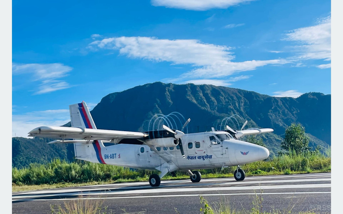 रेसुङ्गा विमानस्थलमा आजदेखि सातामा चार पटक हवाई उडान सुरु