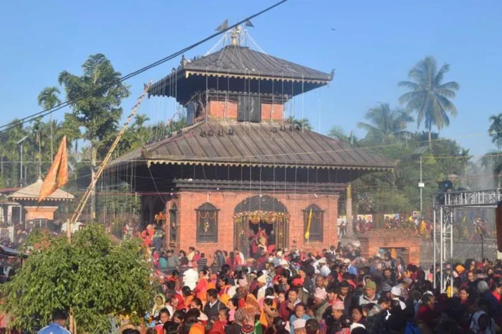 अर्जुनधारा जलेश्वरधाममा महायज्ञ सुरु