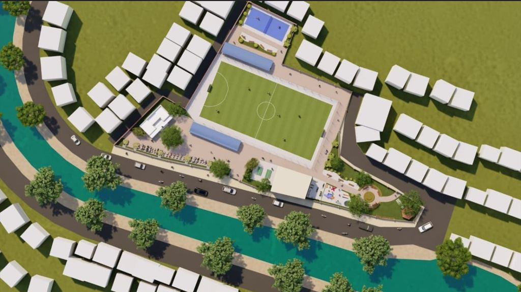 महानगरभित्र अतिक्रमणमुक्त गरिएको ५ रोपनी १० आना जग्गा फिर्ता ल्याइ स्पोर्टस पार्क निर्माण शुरु