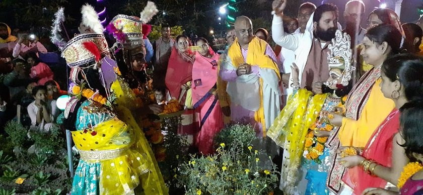 विवाहपञ्चमी महोत्सव अन्तर्गत आज फुलबारी लीला