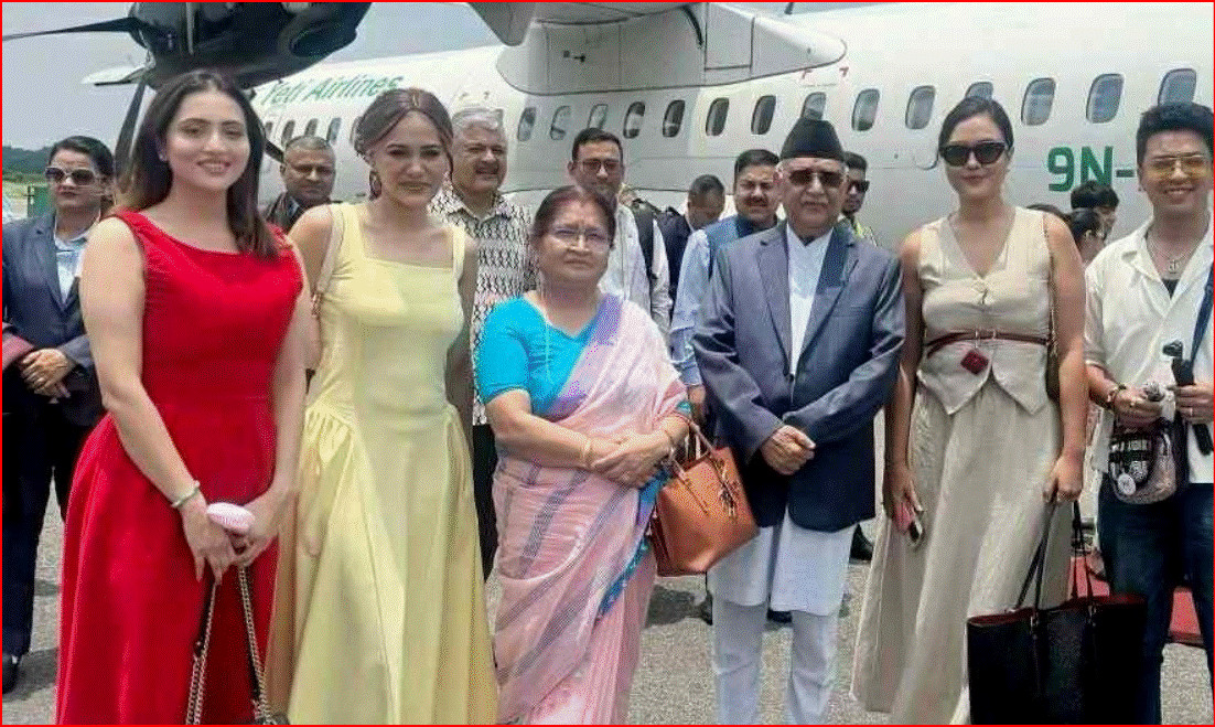‘मिस युनिभर्स नेपाल’लाई प्रधानमन्त्रीले दिए शुभकामना