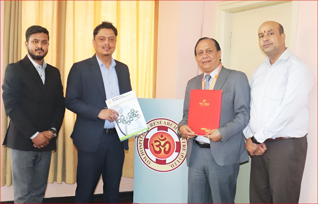 एनआईसी एशिया बैंक र ओम हस्पिटलबिच सहकार्य, ग्राहकहरूले विशेष छुट पाउने