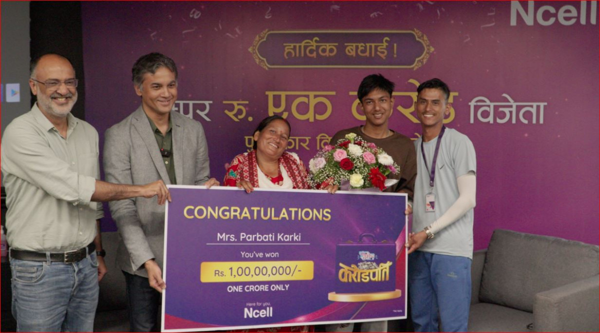 धादिङकी पार्वती बनिन् एनसेल करोडपति