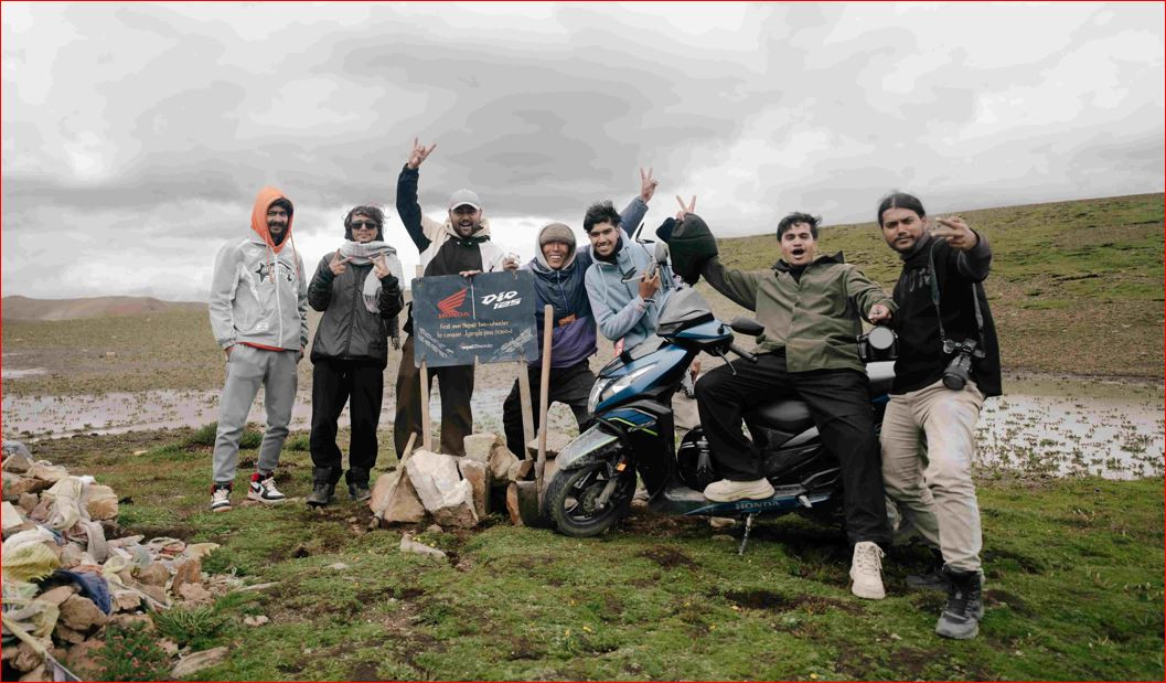 होण्डा डिओ १२५ले ज्याङला पासमा बनायो नयाँ कीर्तिमान, बन्यो ५३०० मिटरको उचाइ चुम्ने पहिलो स्कूटर