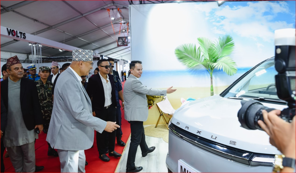 Maxus MIFA 7 Premium Electric MPV Unveiled at NAIMA Nepal Mobility Expo 2025