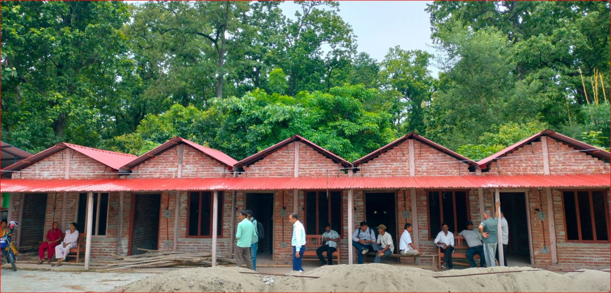 पर्यटन प्रवर्द्धनका लागि सामुदायिक वनमा पाहुना घर निर्माण गरिँदै