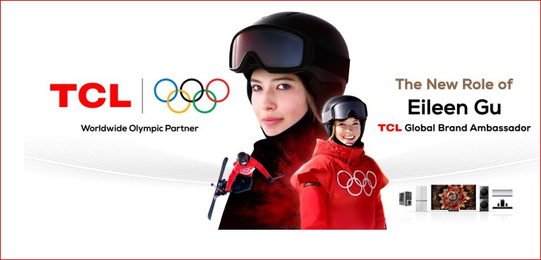 TCL Names Olympic Ski Champion Eileen Gu as Global Brand Ambassador