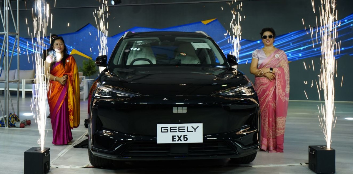 प्रिमियम र स्टाइलिस इभि खोज्ने ग्राहकका लागि Geely EX5 उत्कृष्ट, नाडा अटो शो मा कीर्तिमानी बुकिङ