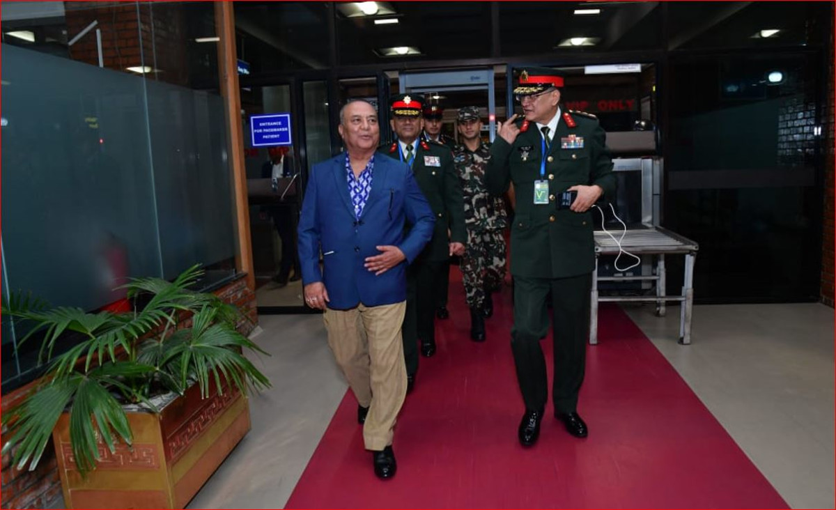 प्रधानसेनापति अशोक राज सिग्देल स्वदेश फिर्ता