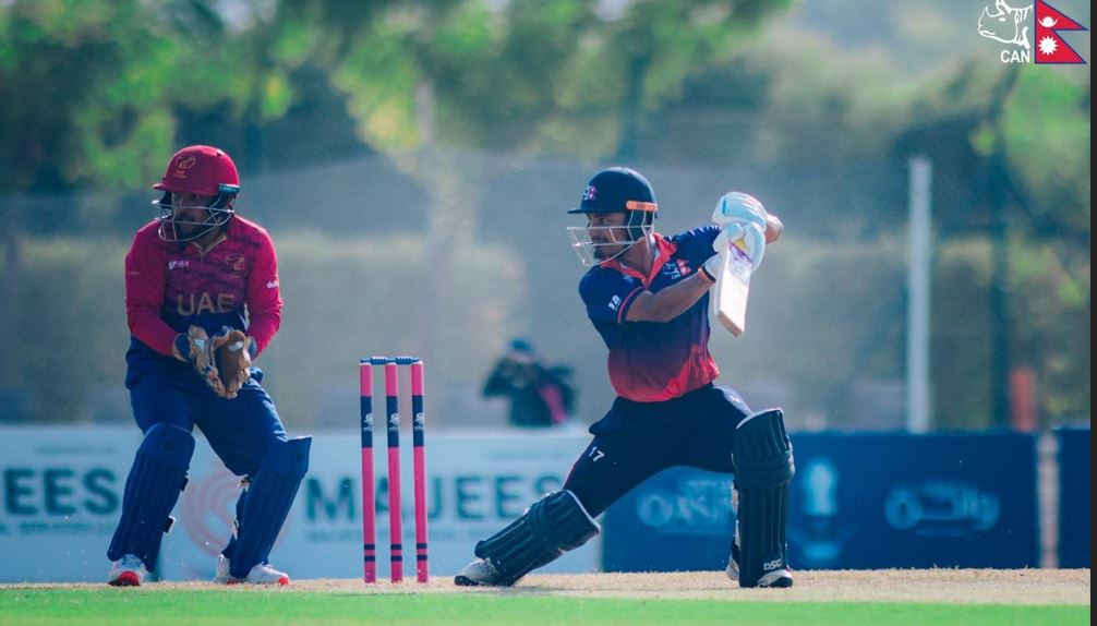 नेपालले दियो यूएईलाई १४१ रनको लक्ष्य