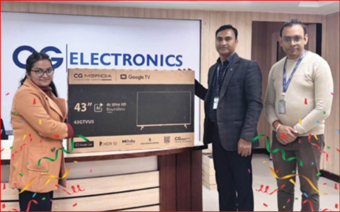 सीजीको ‘दसैं टिका फोटो शेयर एण्ड विन’ विजेतालाई ४३ इन्चको टेलिभिजन
