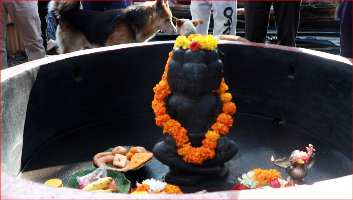ब्रह्मा मन्दिरमा मूर्ति पुनःस्थापना