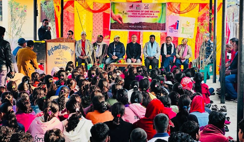सन नेपाल लाइफ इन्स्योरेन्सद्वारा सर्लाहीमा व्यापक वृक्षारोपण अभियान
