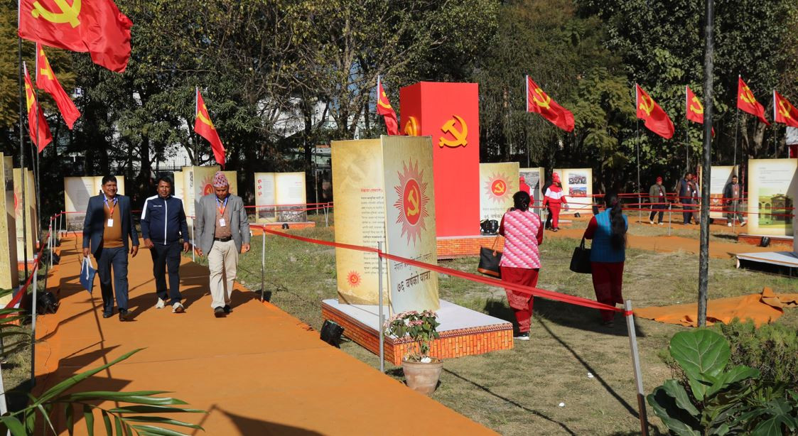 एमाले महाधिवेशनस्थल : साजसज्जाले चिटिक्क, प्रविधिको उच्चतम प्रयोग