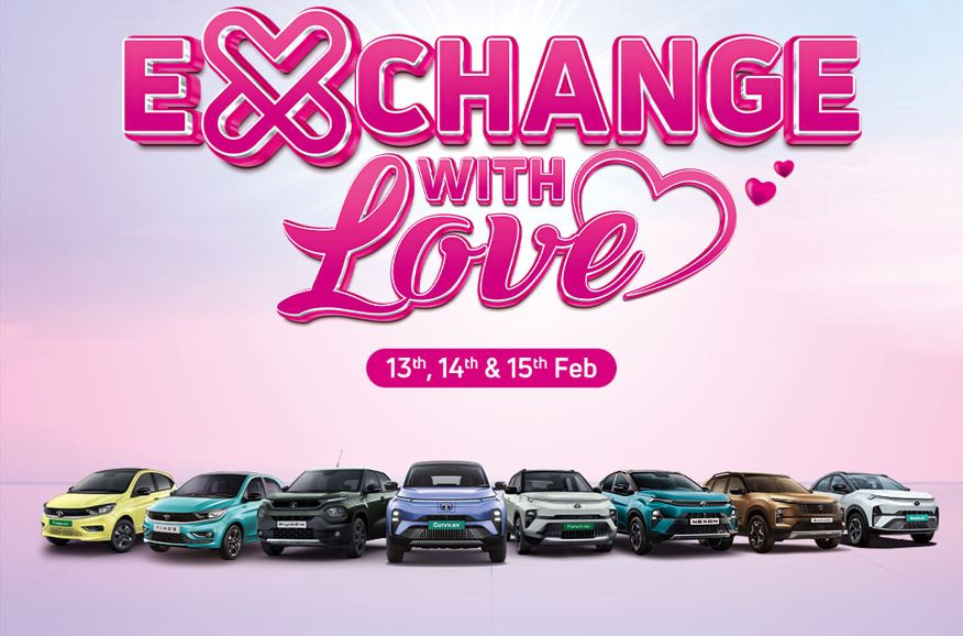टाटाको भ्यालेन्टाइन विशेष ‘एक्सचेन्ज विथ लभ’ : पुराना गाडीसँग नयाँ टाटाको गाडी साट्न सकिने