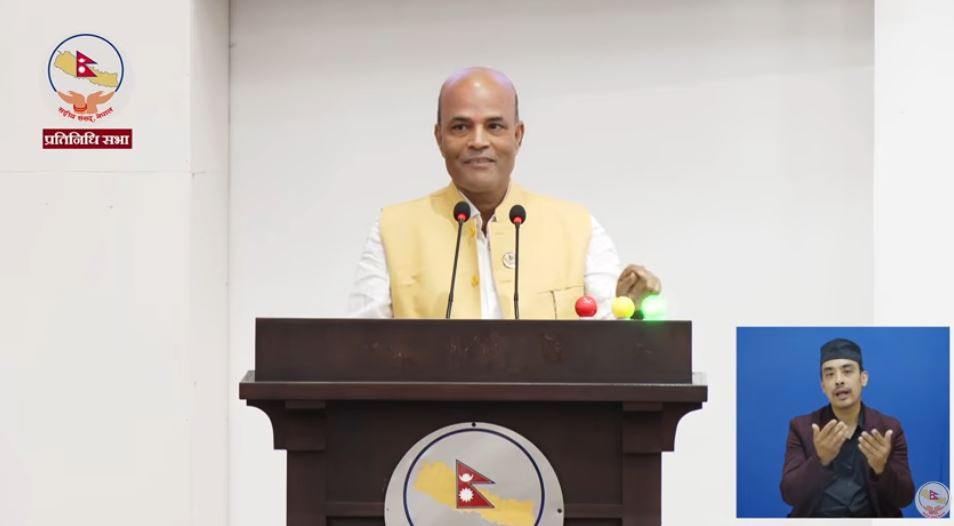 संसदबाटै अर्थमन्त्रीलाई अमरेशको प्रश्न - यो बजेटबाट कति प्रतिशत जनसंख्या खुसी भए ?