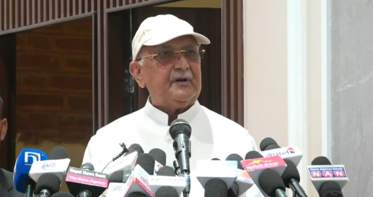सरकारको हस्तक्षेपका कारण एन्फा अन्तर्राष्ट्रिय प्रतिबन्धमा परेको ओलीको आरोप