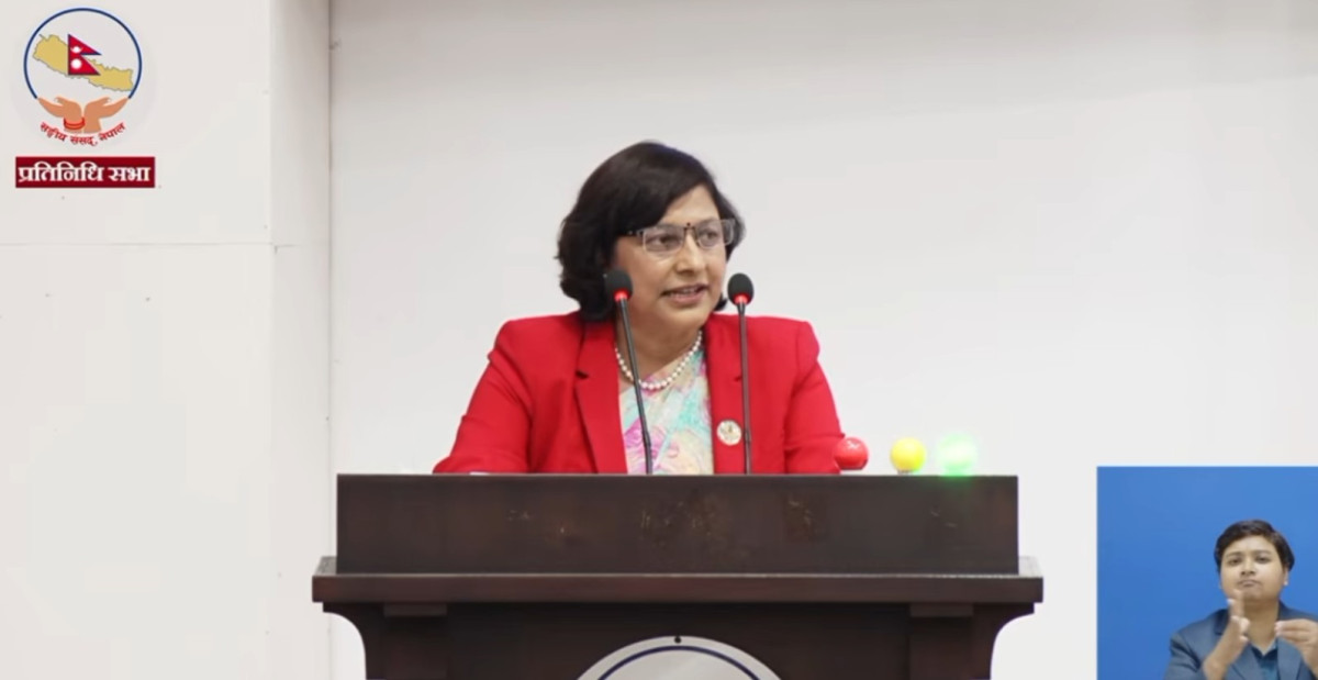 सम्पत्ति शुद्धिकरण विधेयक हतारमा पास नगर्न सांसद बलावती शर्माको आग्रह