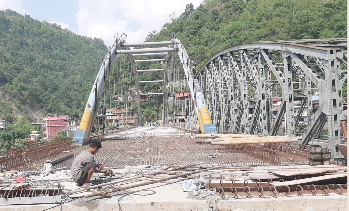 ‘सिग्नेचर व्रिज’ निर्माण अन्तिम चरणमा, लागत २७ करोड ७१ लाख बढि