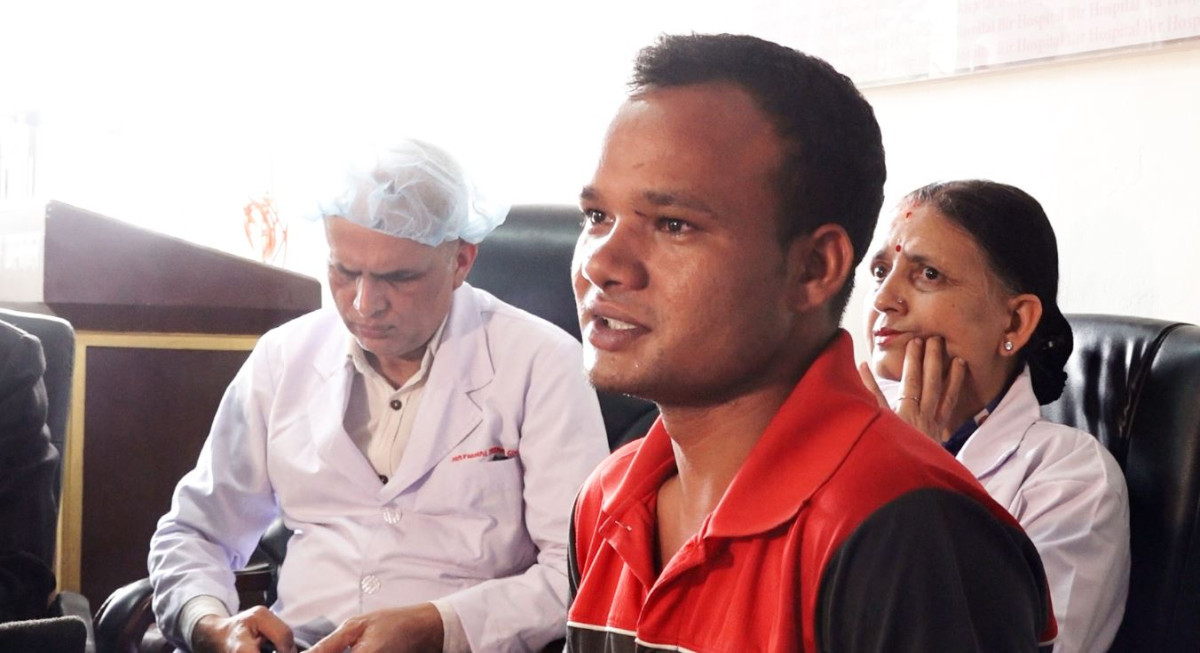 आत्मदाह प्रयास गरेका गणेश नेपालीको अन्तिम संवाद : ‘दाइ, मेरो गल्ती थिएन’