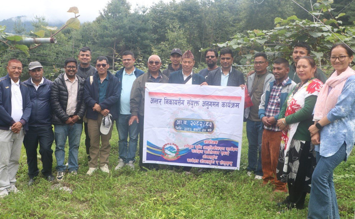 सोलुखुम्बुमा कृषि अनुदानको ‘ग्राउन्ड टेस्ट’ : संयुक्त अनुगमनमा फार्मदेखि उद्योगसम्मको कडा निरीक्षण