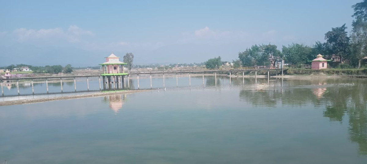 प्रचारप्रसार नहुँदा ओझेलमा गौरीगाउँ ताल