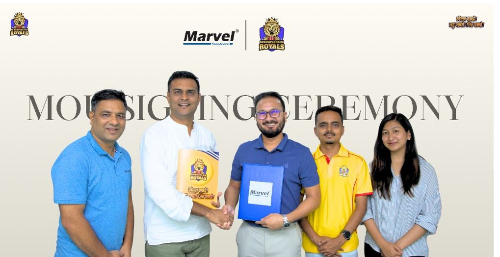 मार्भल टेक्नोप्लास्ट दोस्रो वर्ष पनि सुदूरपश्चिम रोयल्सको एक्सिलेन्स पार्टनर