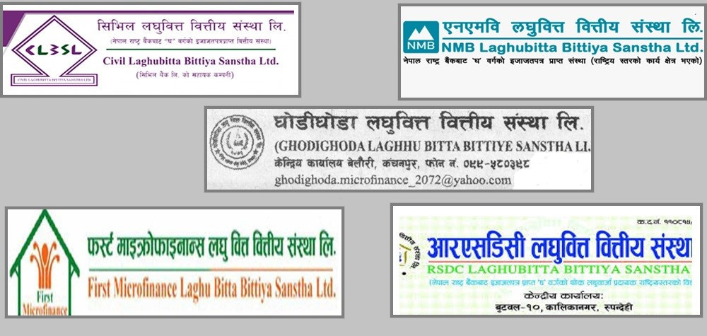 लघुवित्तकै सेयर मूल्य फाइनान्स र वाणिज्य बैंकसरह, यी हुन् सस्तो मूल्यका पाँच लघुवित्त
