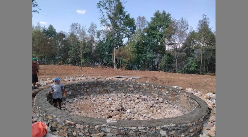 आकर्षक बनाइँदै ऐतिहासिक सत्र पोखरी