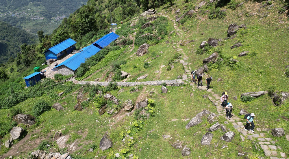 १ करोड ७० लाख चन्दा संकलन गरेर खयरबाराही ताल जाने २७ किलोमिटर पदमार्ग निर्माण