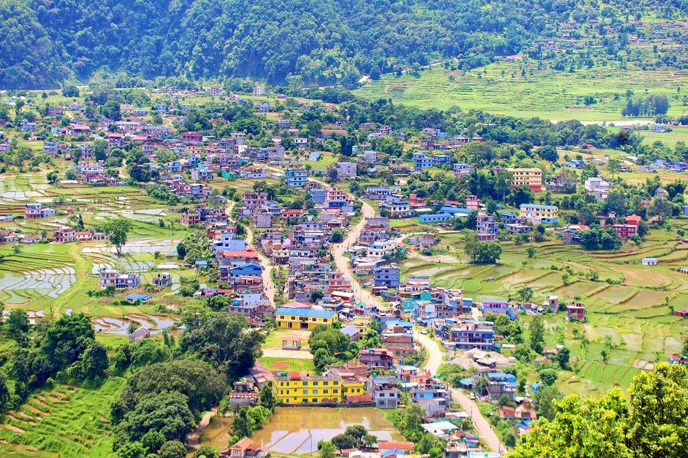 लमजुङको भोर्लेटार बजार