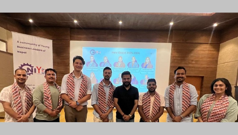 मनिष श्रेष्ठको अध्यक्षतामा नेपाल उद्योग परिसंघ युवा उद्यमी मञ्चको नयाँ कार्यसमिति गठन