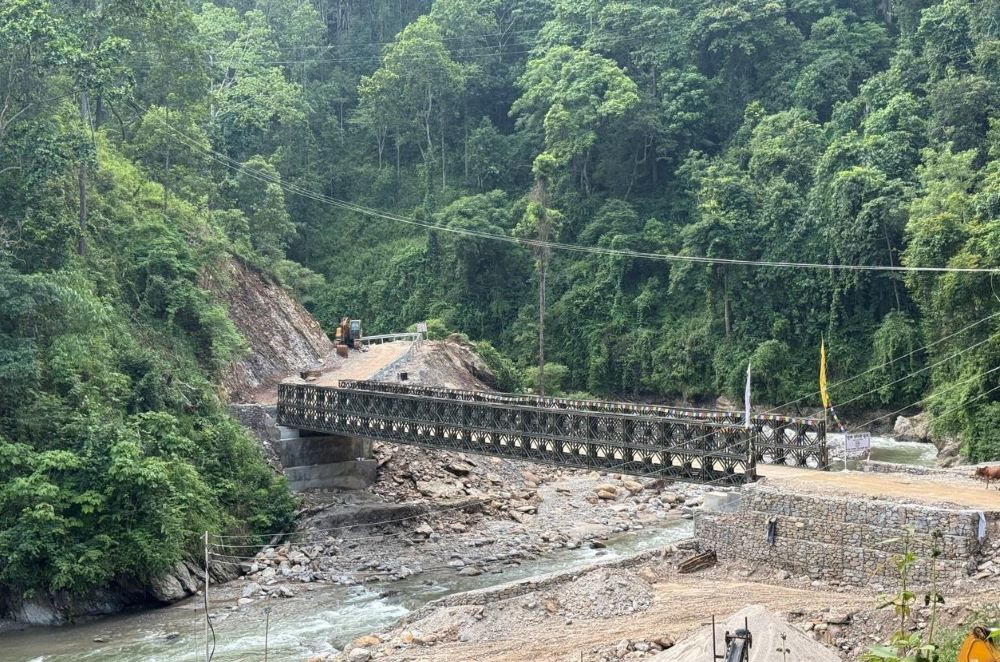 पुवा खोलामा बेलिब्रिज निर्माण, मेची राजमार्गको विकल्पमा प्रयोग हुने