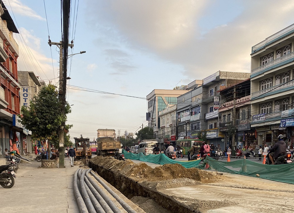 पोखरामा विद्युतीय तार भूमिगतको काममा ६० प्रतिशत प्रगति
