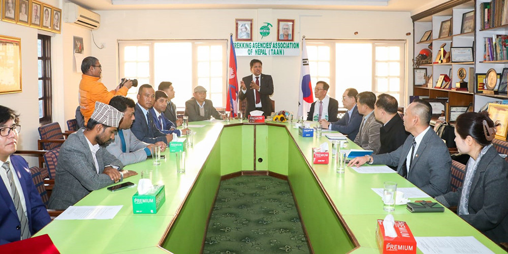 नेपालमा कोरियाली पर्यटन प्रवर्द्धनका लागि टान र काटाबीच समझदारी