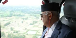 प्रधानमन्त्रीद्वारा सुख्खाग्रस्त मधेस अवलोकन, समस्या समाधानमा सरकार गम्भीर