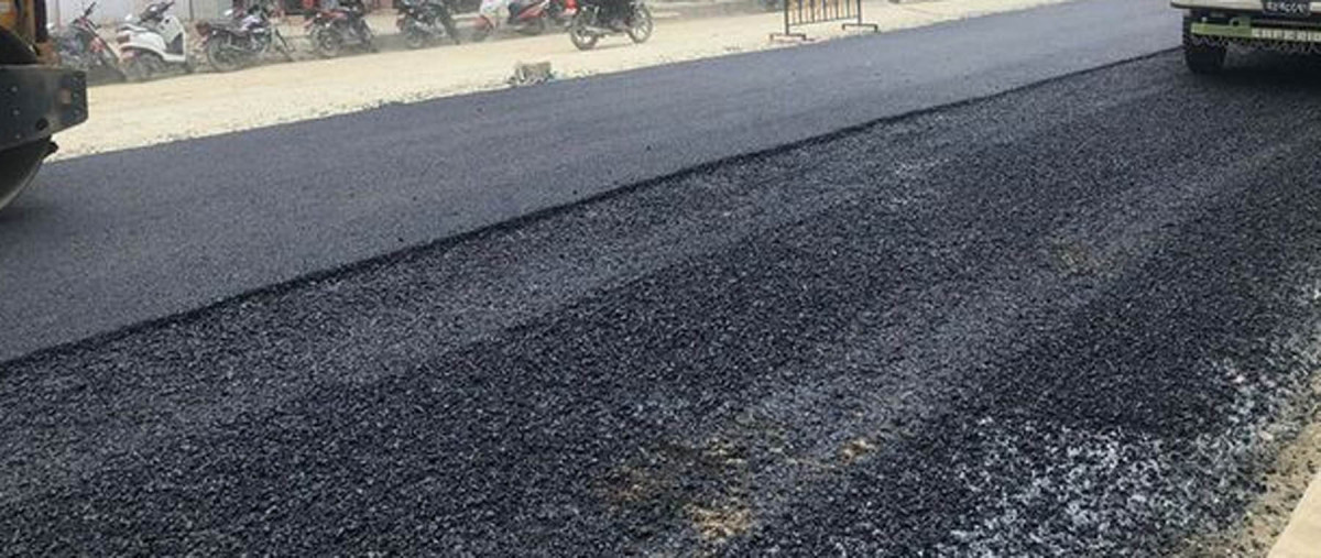 एक वर्षमा काठमाडौं महानगरपालिकाले गर्‍यो ५५ किलोमिटर कालोपत्रे