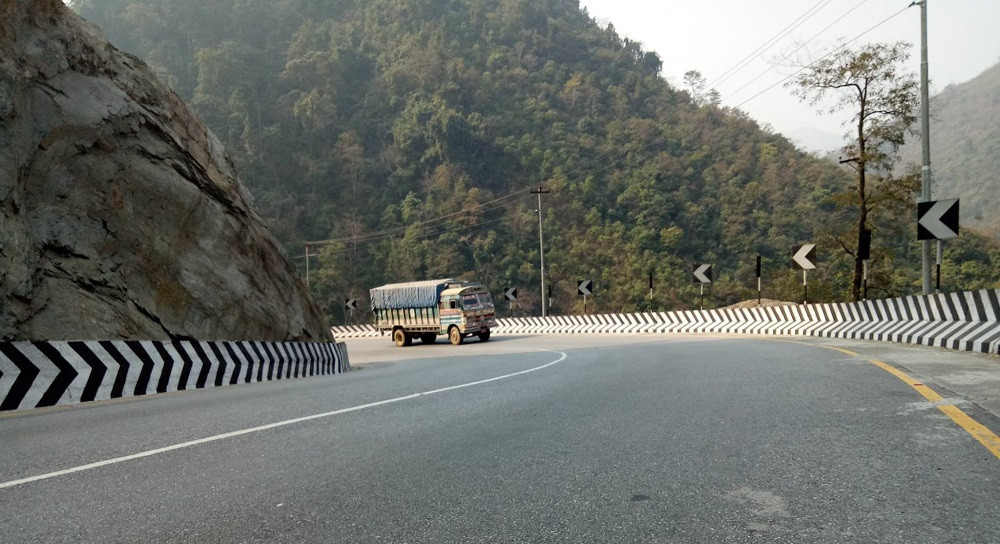 नारायणघाट-बुटवल सडकखण्ड राति १० घण्टा बन्द हुने